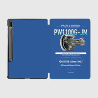 Thumbnail for PW1100G-JM design on blue samsung tablet tablet case
