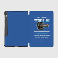 Thumbnail for PW4000-100 design on blue samsung tablet tablet case