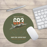 Thumbnail for Hawker Siddeley Harrier GR3 design on green army round mouse pad