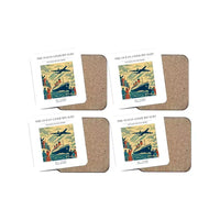 Thumbnail for The Ocean Liner Rivalry - Designed Coasters design on white 4-pieces-set