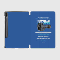 Thumbnail for PW2040 design on blue samsung tablet tablet case