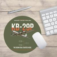 Thumbnail for KB-29P SUPERFORTRESS design on green army round mouse pad