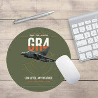 Thumbnail for Panavia Tornado GR4 design on green army round mouse pad
