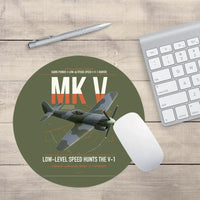 Thumbnail for Hawker Tempest Mk V design on green army round mouse pad