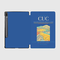 Thumbnail for Camilo Daza International Airport (CUC) design on blue samsung tablet tablet case