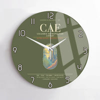 Thumbnail for Columbia Metropolitan Airport CAE Wall-Clock No-Frame - Green Army