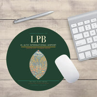 Thumbnail for El Alto International Airport LPB Mouse-Pad Round - Dark Green