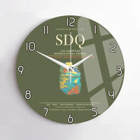 Thumbnail for Las Americas International Airport SDQ Wall-Clock No-Frame - Green Army