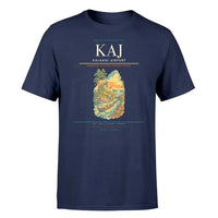 Thumbnail for Kajaani Airport (KAJ) T-Shirt single-side front print in Navy Blue | kajaani-airport-kaj-double-side-t-shirt