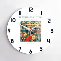 Thumbnail for VINTAGE G4114 - The Terrace Spotters - Designed Wall Clocks design on white no-frame