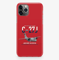 Thumbnail for C-27J Spartan design on red magsafe iphone case, for iPhone Pro Max