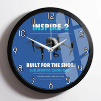 Thumbnail for DJI Inspire 2 design on blue framed wall clock