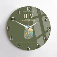 Thumbnail for Wilmington International Airport ILM Wall-Clock No-Frame - Green Army