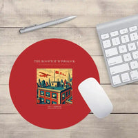 Thumbnail for VINTAGE G4312 - The Rooftop Windsock - Designed Mouse Pads design on red round