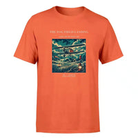 Thumbnail for VINTAGE G4150 - The Fog Field Landing - Premium T-Shirt design on orange premium t shirt