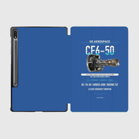 Thumbnail for CF6-50 design on blue samsung tablet tablet case