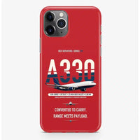 Thumbnail for Airbus A330-200P2F Case ProMax design on red iphone case promax
