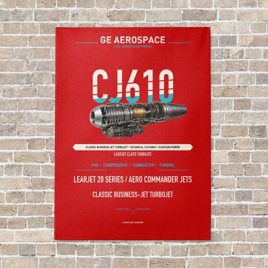 CJ610 vertical canvas print - no frame - red background