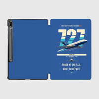 Thumbnail for Boeing 727-200 design on blue samsung tablet tablet case