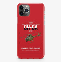 Thumbnail for Hughes OH-6A Cayuse design on red magsafe iphone case, for iPhone Pro Max