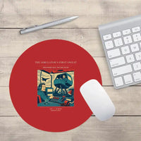 Thumbnail for VINTAGE G4462 - The Simulator's First Sweat - Designed Mouse Pads design on red round