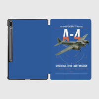 Thumbnail for Junkers Ju 88A-4 design on blue samsung tablet tablet case