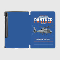 Thumbnail for Airbus Helicopters AS565 MBe Panther design on blue samsung tablet tablet case
