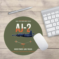 Thumbnail for AJ-2 Savage Tanker design on green army round mouse pad