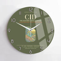 Thumbnail for The Eastern Iowa Airport Cedar Rapids CID Wall-Clock No-Frame - Green Army