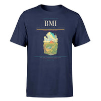 Thumbnail for Central Illinois Regional Airport (BMI) T-Shirt single-side front print in Navy Blue | central-illinois-regional-airport-bmi-double-side-t-shirt