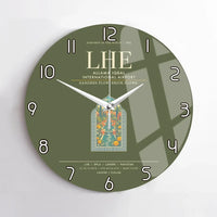 Thumbnail for Allama Iqbal International Airport Lahore LHE Wall-Clock No-Frame - Green Army