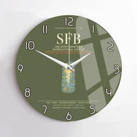 Thumbnail for Orlando Sanford International Airport SFB Wall-Clock No-Frame - Green Army