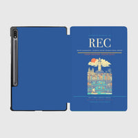 Thumbnail for Recife Guararapes (REC) design on blue samsung tablet tablet case