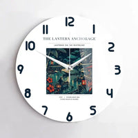Thumbnail for VINTAGE G4187 - The Lantern Anchorage - Designed Wall Clocks design on white no-frame