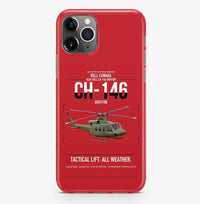 Thumbnail for Bell Canada CH-146 Griffon design on red magsafe iphone case, for iPhone Pro Max
