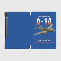 Thumbnail for Messerschmitt Me 262A-1a design on blue samsung tablet tablet case
