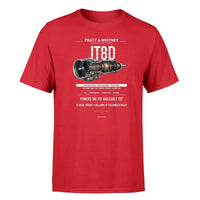 Thumbnail for JT8D design on red single side
