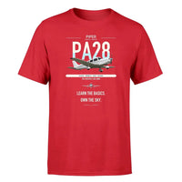 Thumbnail for Piper PA-28-181 Archer LX design on red t-shirt, single-side print