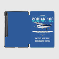 Thumbnail for Daher Kodiak 100 Series III design on blue samsung tablet tablet case