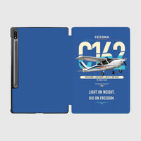 Thumbnail for Cessna 162 Skycatcher design on blue samsung tablet tablet case