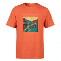 Thumbnail for VINTAGE G4493 - The Observation Car Rival - Premium T-Shirt design on orange premium t shirt