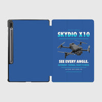 Thumbnail for Skydio X10 design on blue samsung tablet tablet case