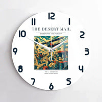 Thumbnail for VINTAGE G4020 - The Desert Mail - Designed Wall Clocks design on white no-frame