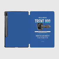Thumbnail for TRENT 800 design on blue samsung tablet tablet case