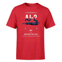 Thumbnail for AJ-2 Savage Tanker design on red double-side t-shirt, single-side print