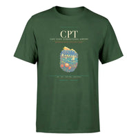 Thumbnail for Cape Town Airport (CPT) Premium T-Shirt Dark Green