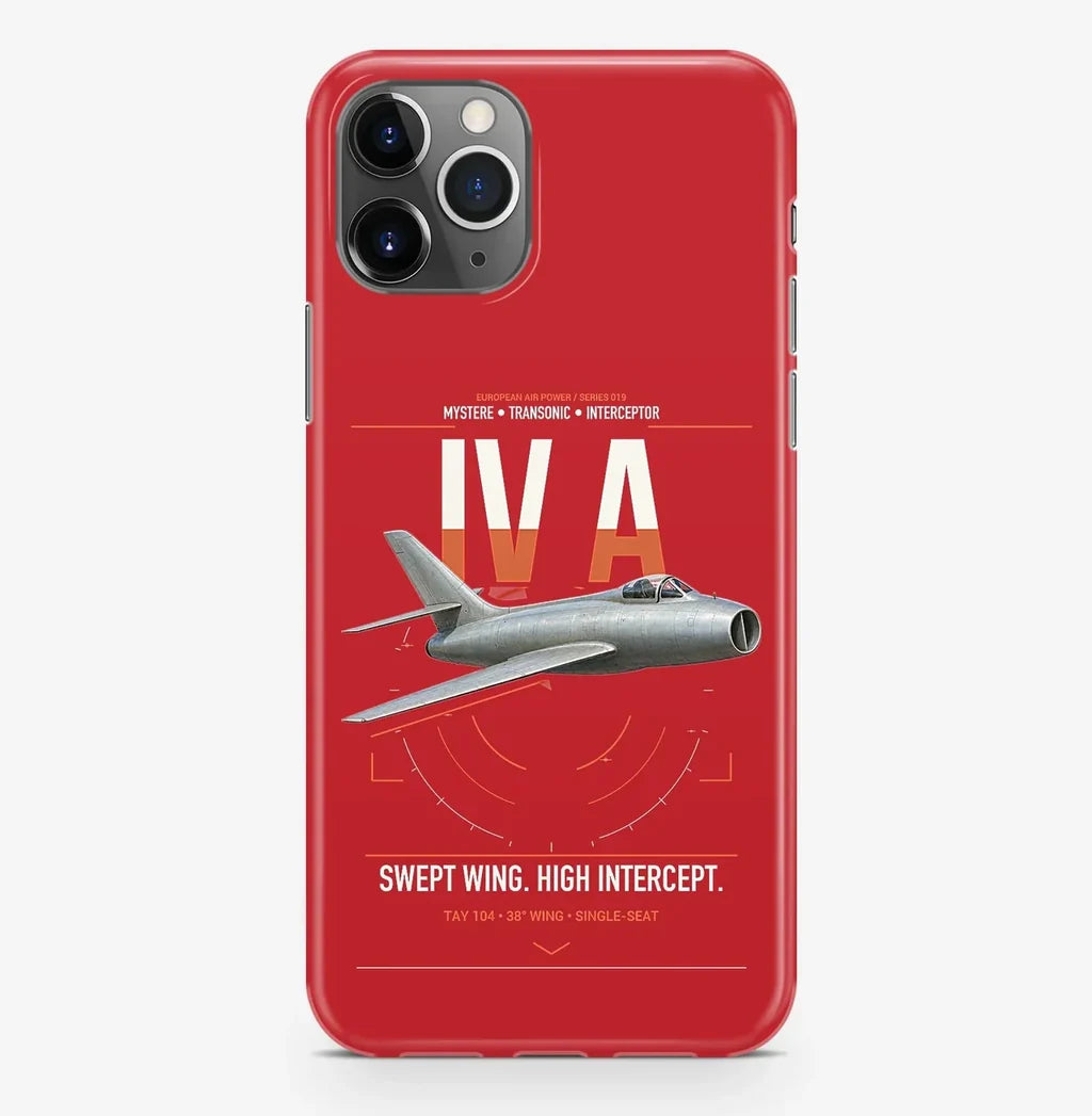 Dassault Mystère IV A design on red magsafe iphone case, for iPhone Pro Max