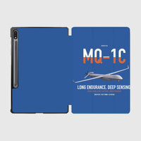 Thumbnail for MQ-1C Gray Eagle ER design on blue samsung tablet tablet case
