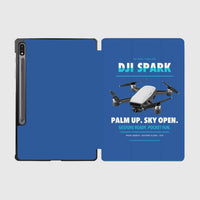 Thumbnail for DJI Spark design on blue samsung tablet tablet case