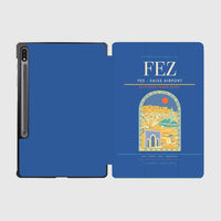 Thumbnail for Fes (FEZ) design on blue samsung tablet tablet case